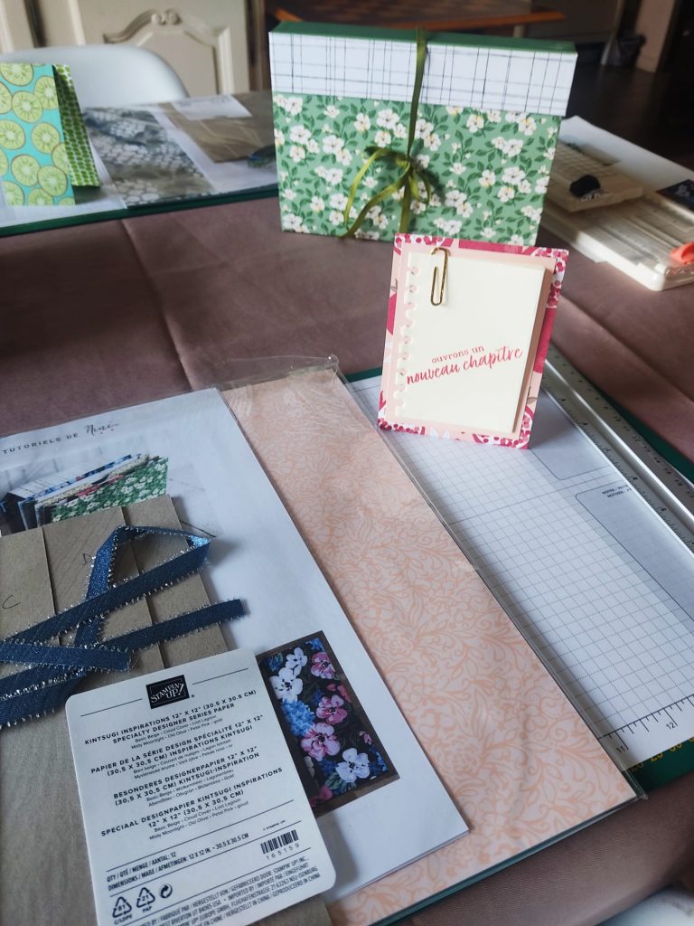 Atelier scrapbooking à domicile en Seine et Marne